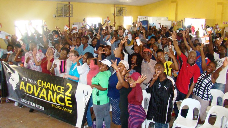 Administrative Skills facilitator Prof. Sumei van Antwerpen and workshop participants